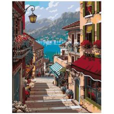Gleznas pēc numuriem "Bellagio ciems" RP11