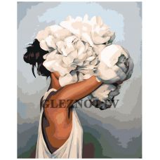 Gleznas pēc numuriem "Ziedgalva - 2" RUST-A1