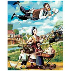 Gleznas pēc numuriem "Laimīga ģimene" Z-1011001063