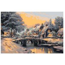 Gleznas pēc numuriem "Ziemas pasaka" Z-AB607