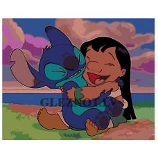 Gleznas pēc numuriem "Lilo un Štičs" Z-Z4547