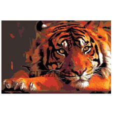 Gleznas pēc numuriem "Tīģeris" Z1795