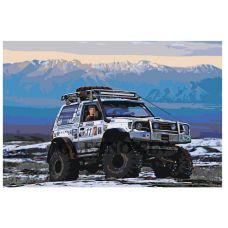 Gleznas pēc numuriem "Apvidus auto" Z290